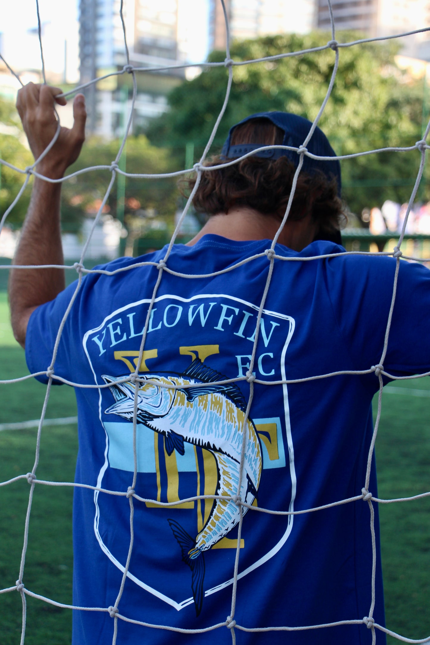 Camisa Yellowfin Copa Wahoo Azul Marinho