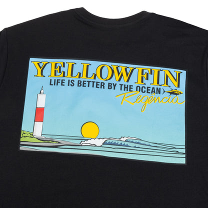 Camiseta Yellowfin REGÊNCIA Masculina Preta