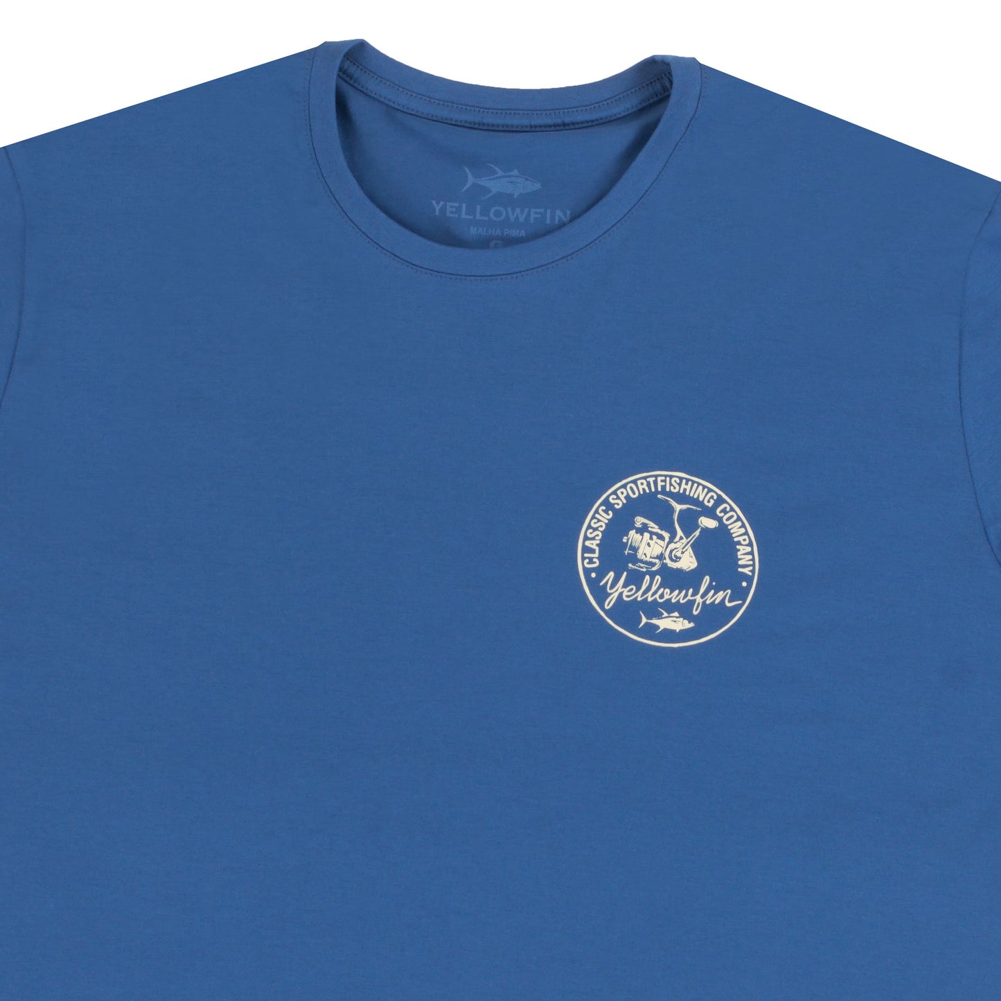 Camiseta Yellowfin Company PIMA Azul