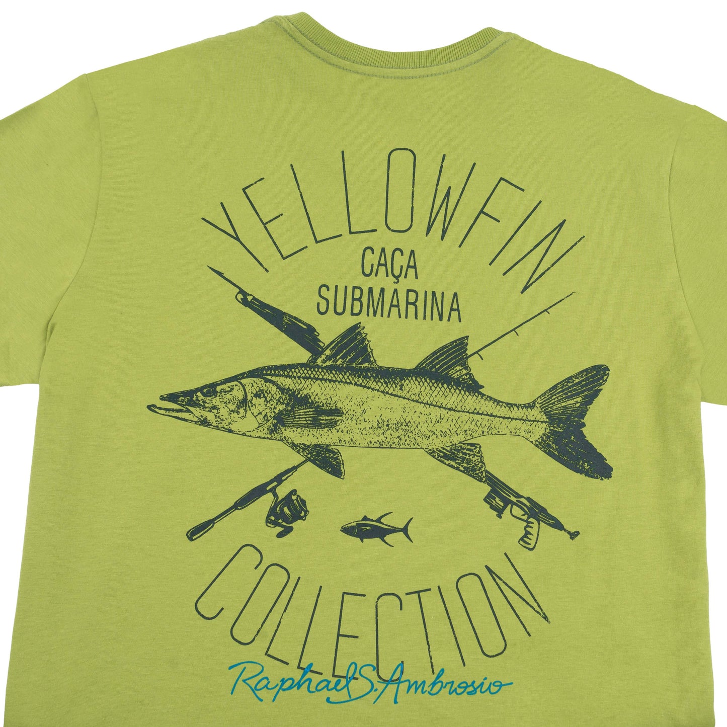 Camiseta Yellowfin Robalo Verde Musgo