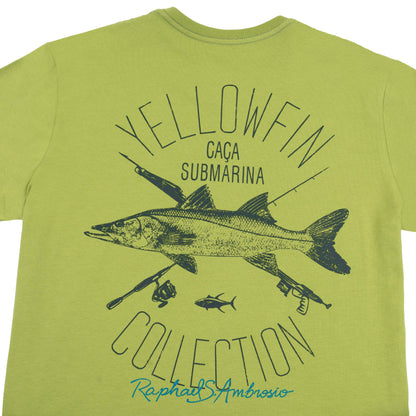 Camiseta Yellowfin Robalo Verde Musgo