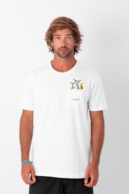 Camiseta Yellowfin Tail Masculina Branca