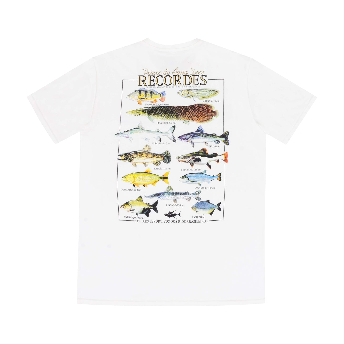 Camiseta Yellowfin Peixes de Couro Off White