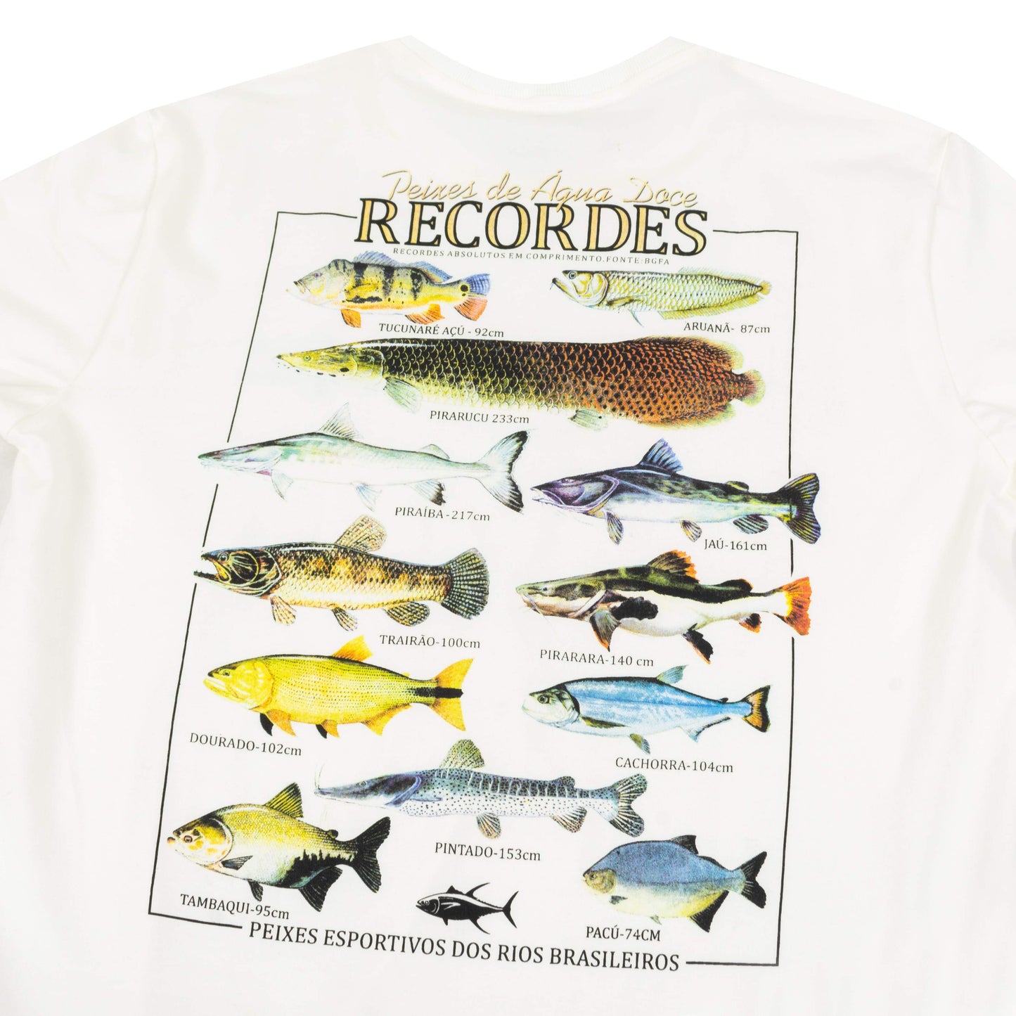 Camiseta Yellowfin Peixes de Couro Off White