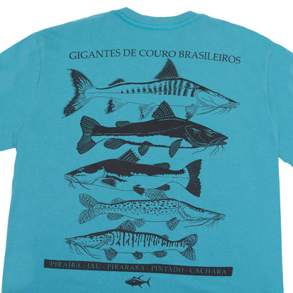 Camiseta Yellowfin Peixes de Couro