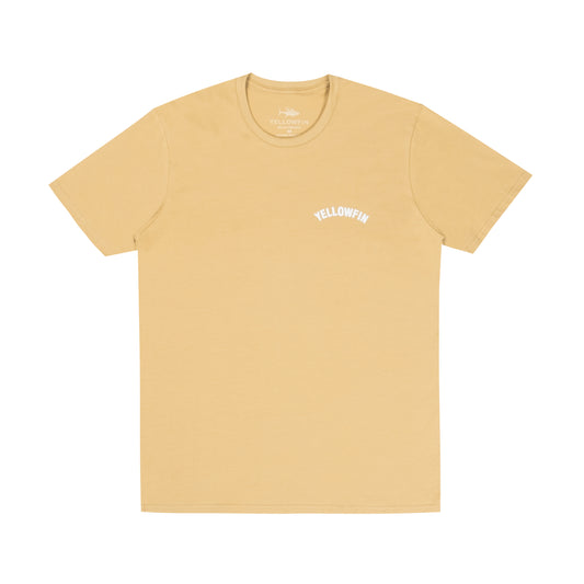 Camiseta Yellowfin Básica Masculino Bege