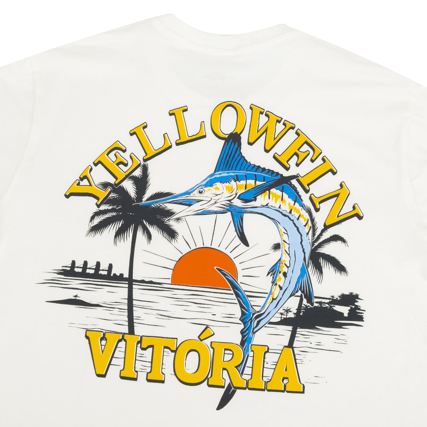 Camiseta Yellowfin VITÓRIA Masculina Offwhite