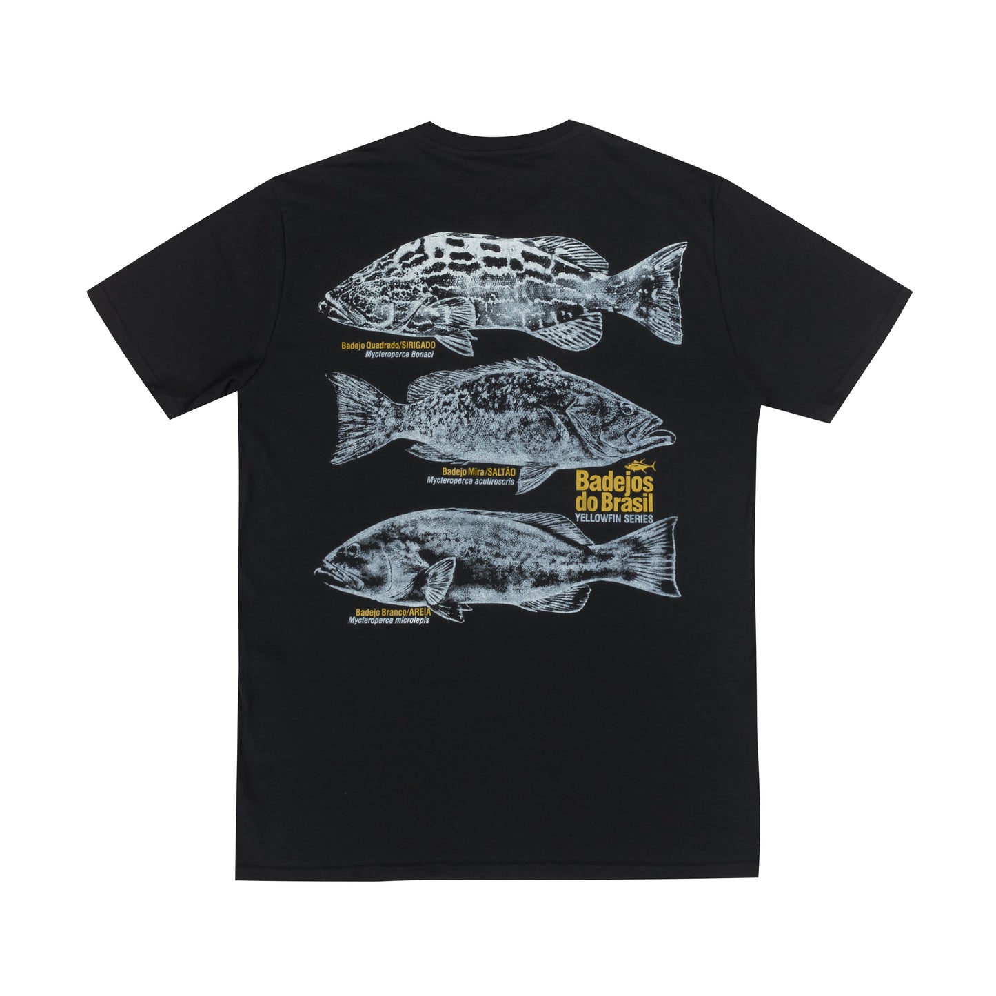 Camiseta Yellowfin Badejos do Brasil Preta