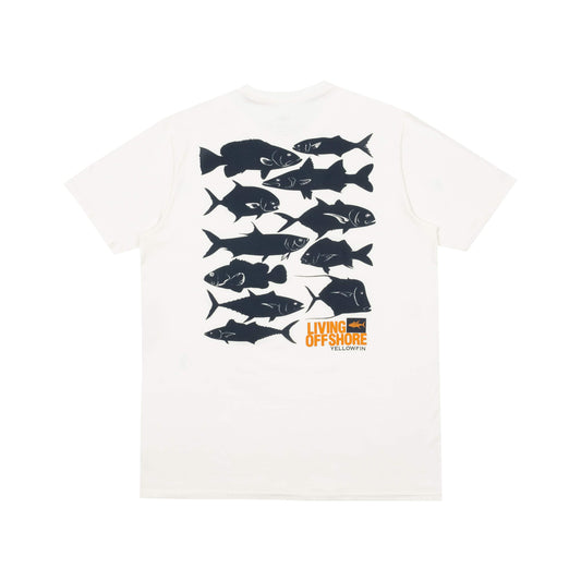 Camiseta Yellowfin OFFSHORE Masculina Offwhite