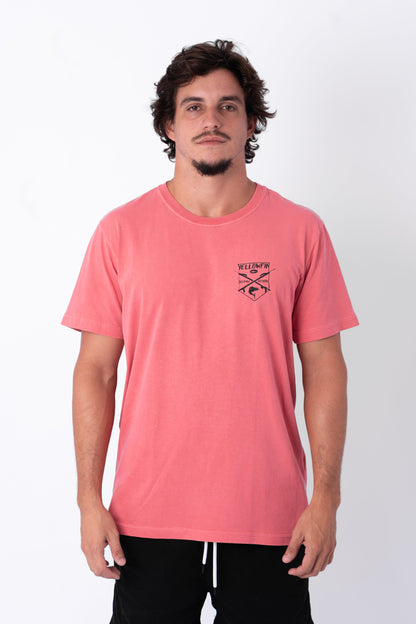 Camisa Yellowfin Deep Dive Masculina Coral