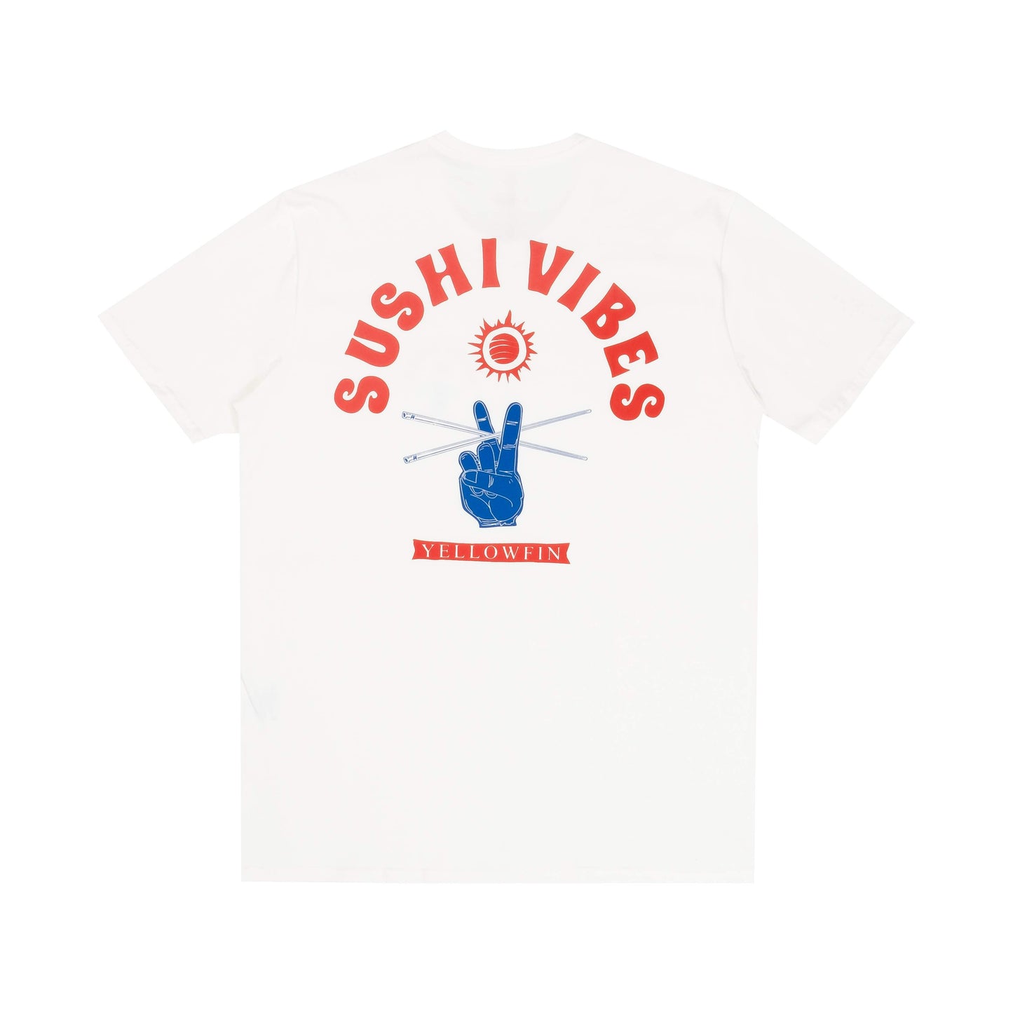 Camiseta Yellowfin Sushi Vibes Masculino Off White