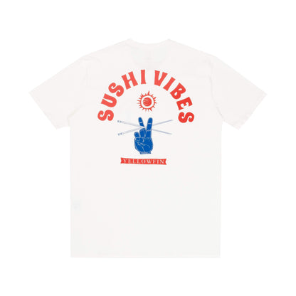 Camiseta Yellowfin Sushi Vibes Masculino Off White