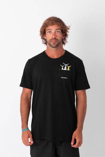 Camiseta Yellowfin Tail Masculina Preta