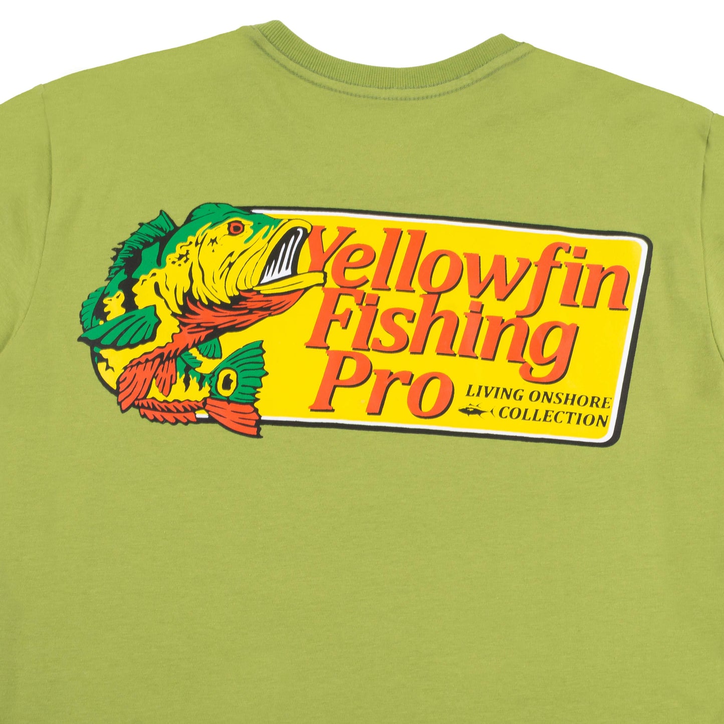 Camiseta Yellowfin Fishing Pró Verde