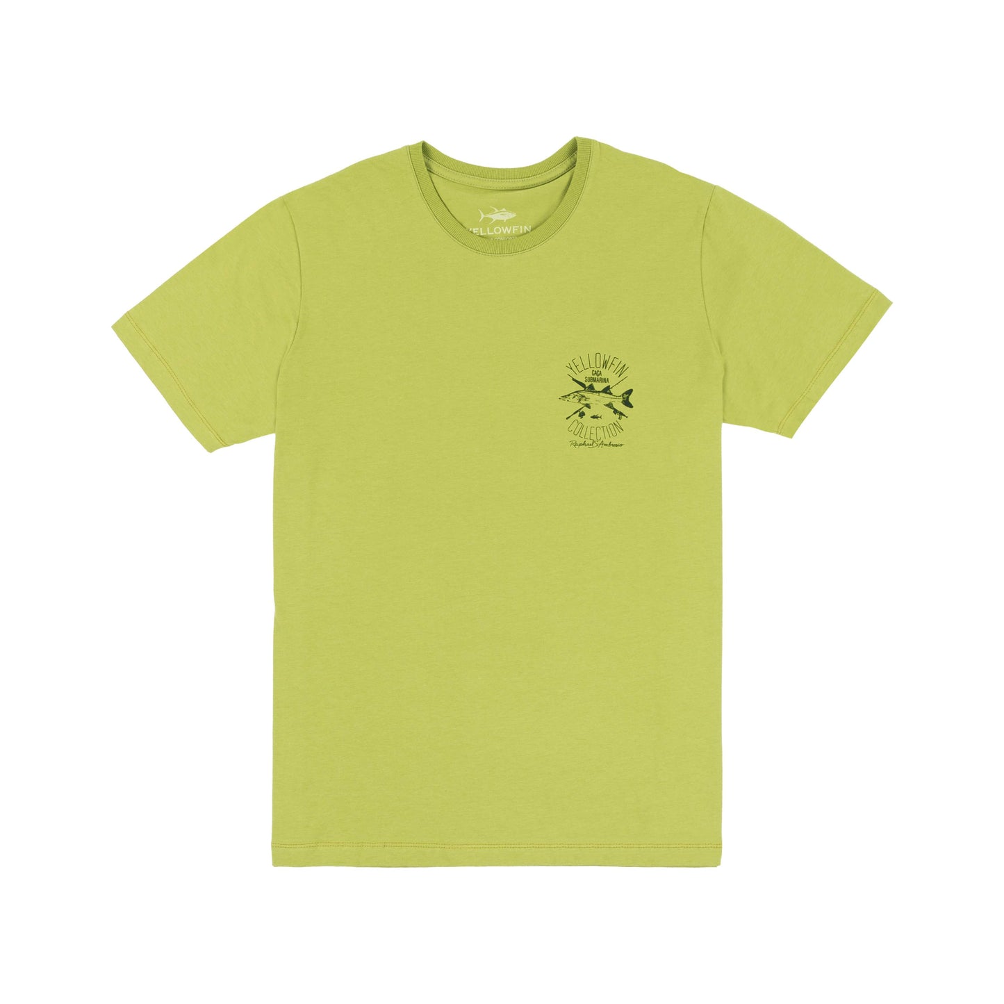 Camiseta Yellowfin Robalo Verde Musgo