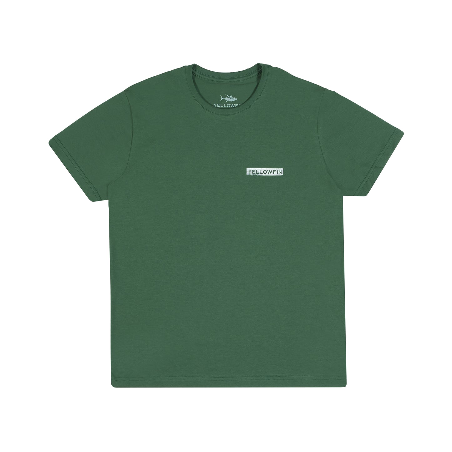 Camiseta Yellowfin BÁSICA Masculina Verde (Pima)