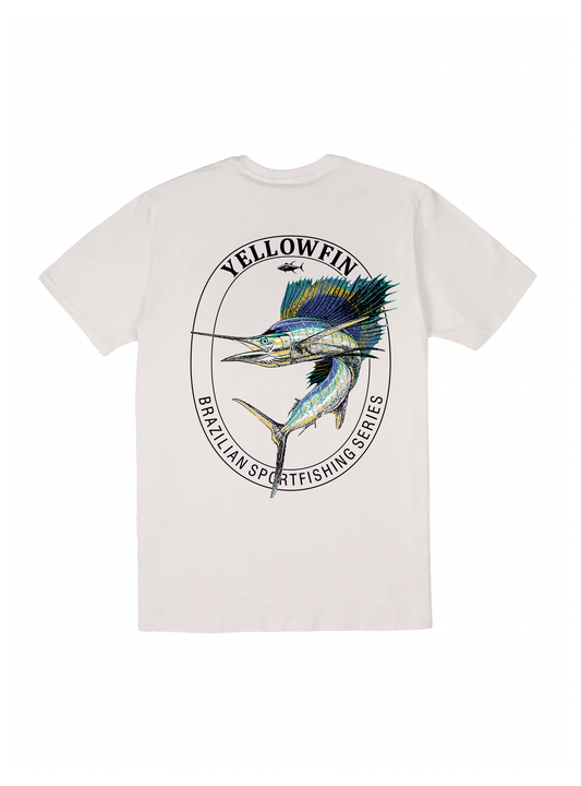 Camisa Yellowfin Fishing Series Off  White