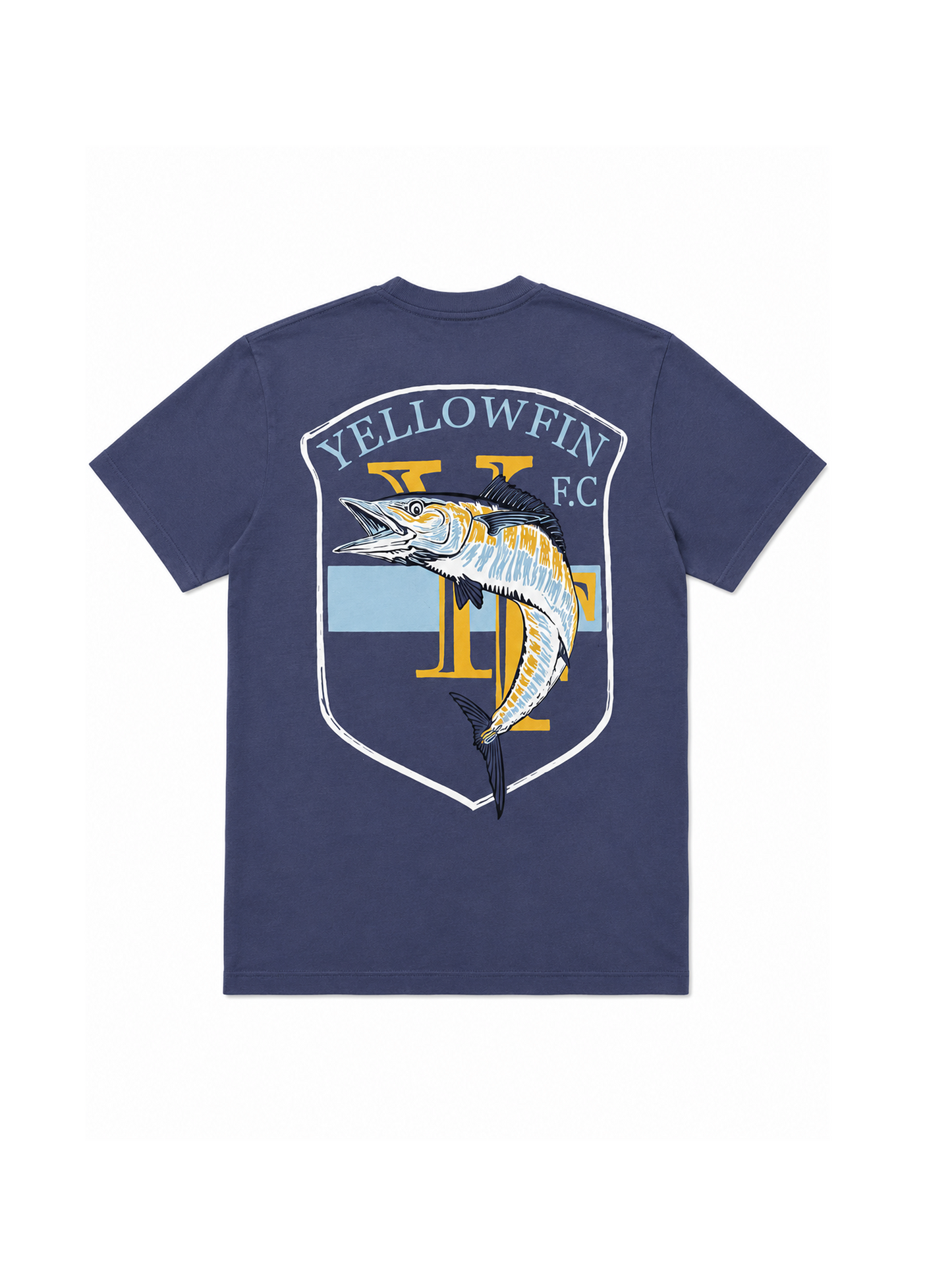Camisa Yellowfin Copa Wahoo Azul Marinho