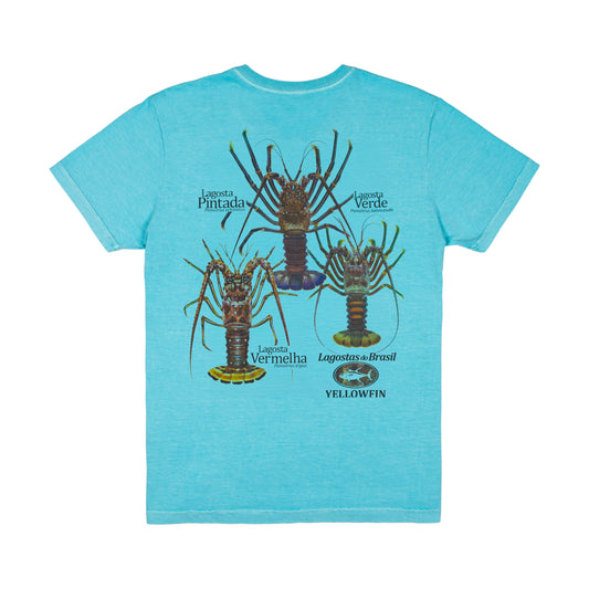 Camisa Yellowfin Lobster Azul Claro
