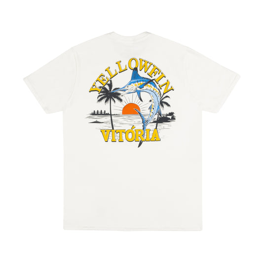 Camiseta Yellowfin VITÓRIA Masculina Offwhite