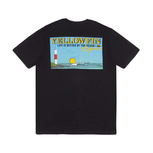 Camiseta Yellowfin REGÊNCIA Masculina Preta