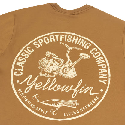 Camiseta Yellowfin Company  PIMA Marrom