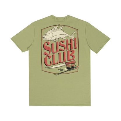 Camiseta Yellowfin Sushi Club Masculino Verde