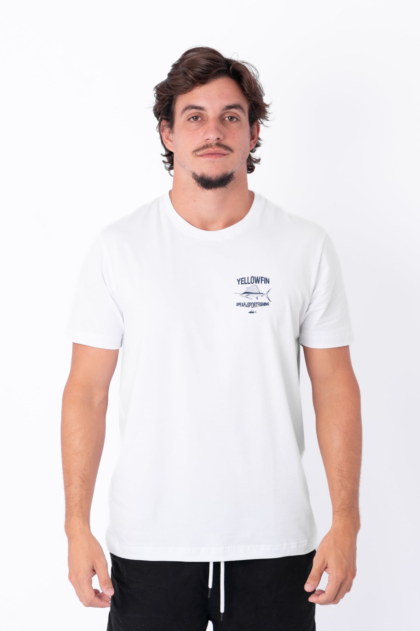 Camiseta Yellowfin Spear Masculina Branca