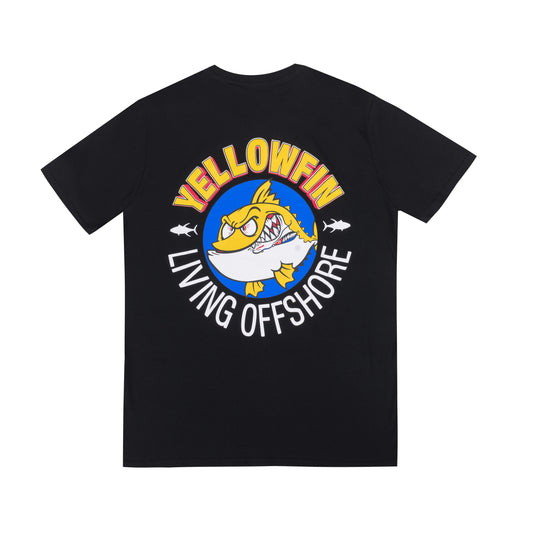 Camiseta Yellowfin Living OffShore Preta