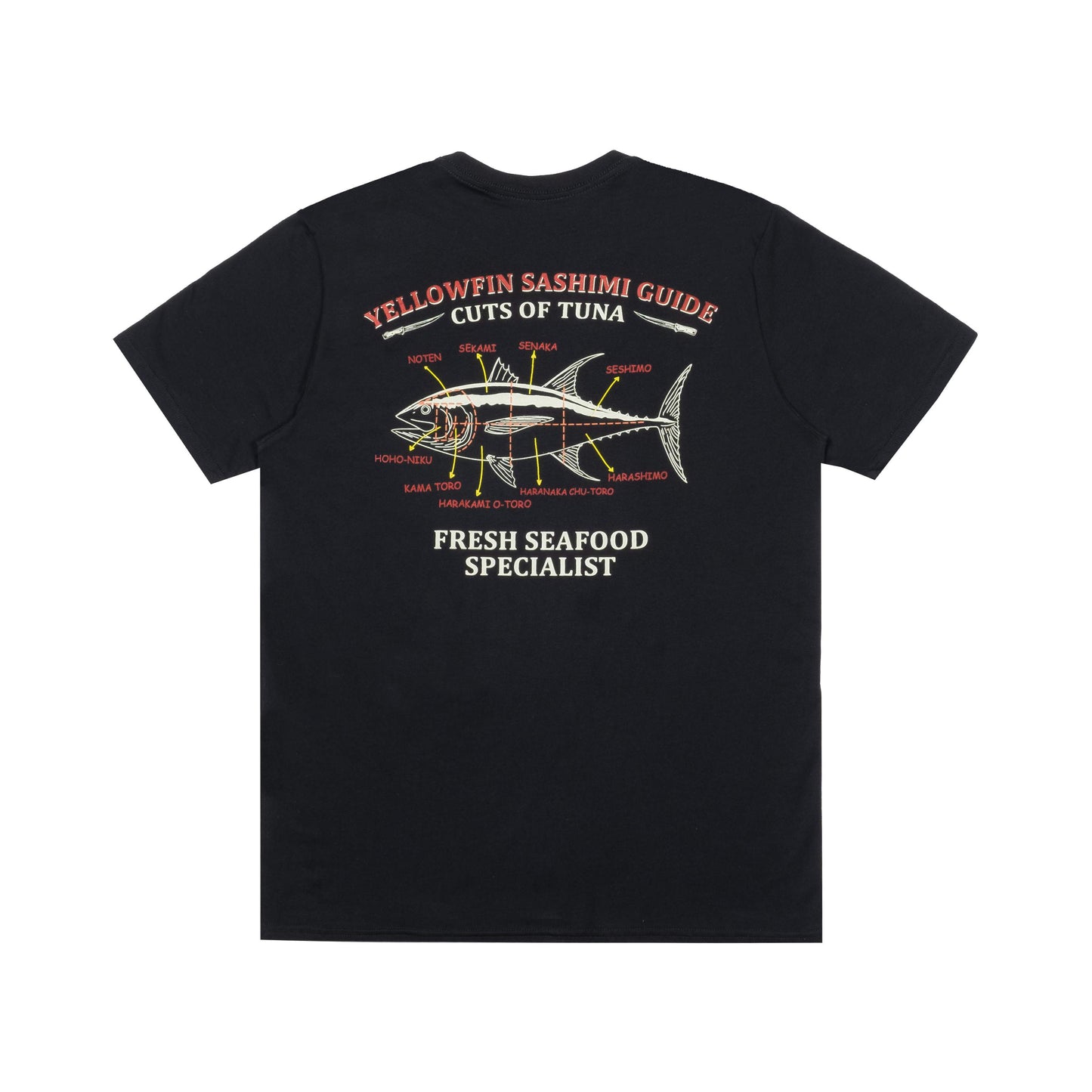 Camiseta Yellowfin SASHIMI Masculina Preta